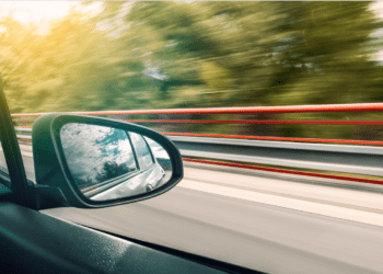 moving car
