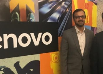 Vinay Solanki, head of IoT business, Lenovo (left), and Ronald Wong, general manager for Hong Kong and Macau, Lenovo (right)