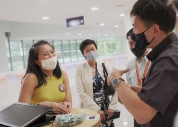Grace Chia, CEO of BeeX, which bagged this year's Smart Port Challenge in Singapore