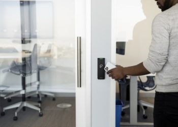 Entrance doors will be opened via a user’s mobile device rather than keycards