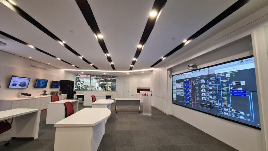 Azbil showroom in Singapore