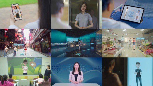 SenseTime’s digital humans can serve in various scenarios including shopping malls, exhibitions, tourist attractions and banks.