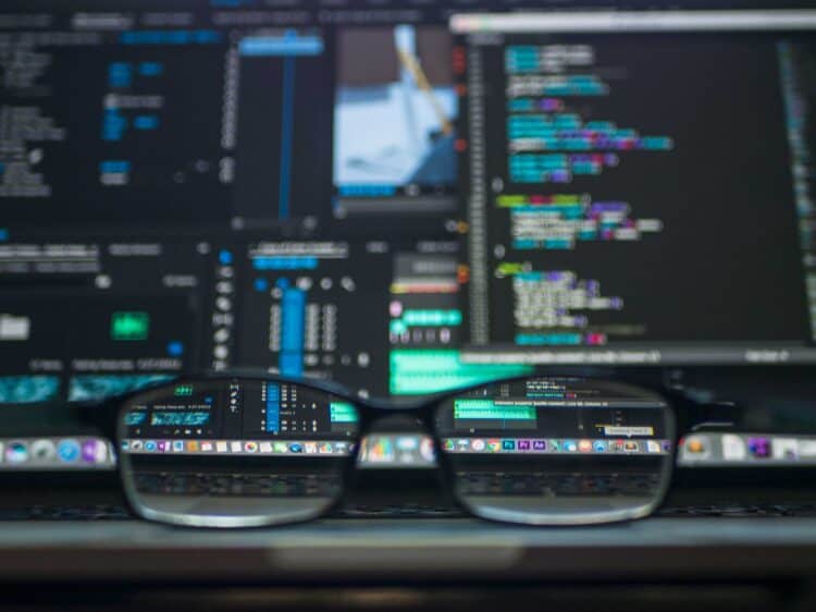 Photo by Kevin Ku from Pexels: https://www.pexels.com/photo/data-codes-through-eyeglasses-577585/
