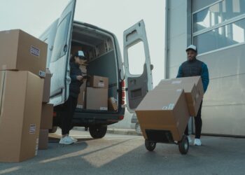 Photo by Tima Miroshnichenko: https://www.pexels.com/photo/a-man-and-a-woman-working-for-a-delivery-company-6169668/