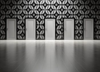 Photo by Pixabay: https://www.pexels.com/photo/seven-white-closed-doors-277593/