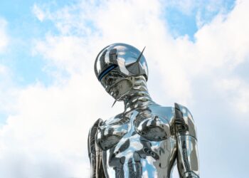 Photo by Sun God Apolo: https://www.pexels.com/photo/futuristic-chrome-robot-against-blue-sky-31233586/