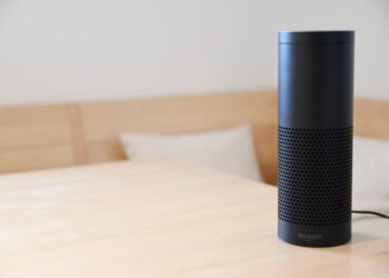 Photo by Fabian Hurnaus: https://www.pexels.com/photo/black-amazon-echo-on-table-977296/