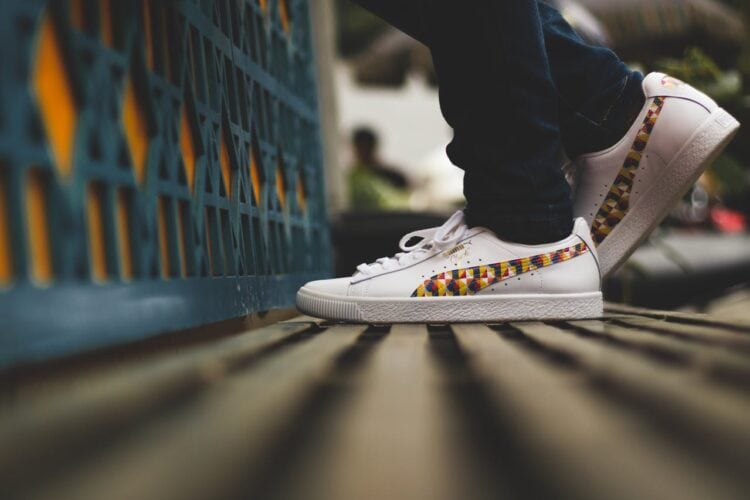 Photo by Suraj B: https://www.pexels.com/photo/selective-focus-photo-of-person-wearing-puma-shoes-2759785/