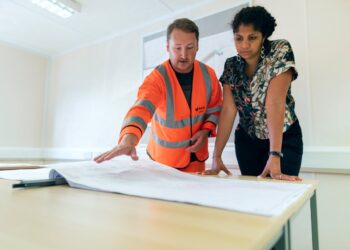 Photo by ThisIsEngineering: https://www.pexels.com/photo/engineers-looking-at-blueprint-3862135/