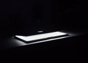 Photo by Daniel Putzer: https://www.pexels.com/photo/photography-of-macbook-half-opened-on-white-wooden-surface-633409/