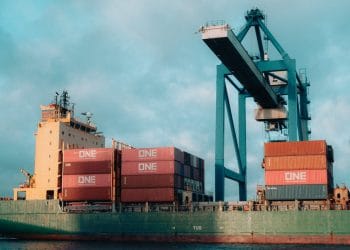 Photo by lucas hegaard: https://www.pexels.com/photo/cargo-ship-with-containers-in-shipping-port-30115463/