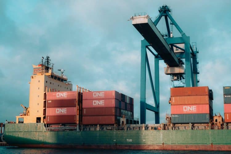 Photo by lucas hegaard: https://www.pexels.com/photo/cargo-ship-with-containers-in-shipping-port-30115463/