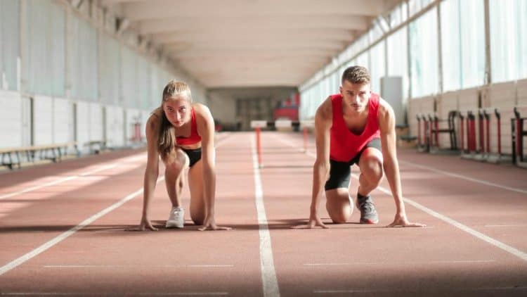 Photo by Andrea Piacquadio: https://www.pexels.com/photo/young-athletes-preparing-for-running-in-training-hall-3764014/