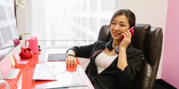 Photo by RDNE Stock project from Pexels: https://www.pexels.com/photo/a-woman-talking-on-phone-7845043/