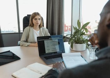 Photo by Tima Miroshnichenko from Pexels: https://www.pexels.com/photo/candidate-having-an-interview-5439143/