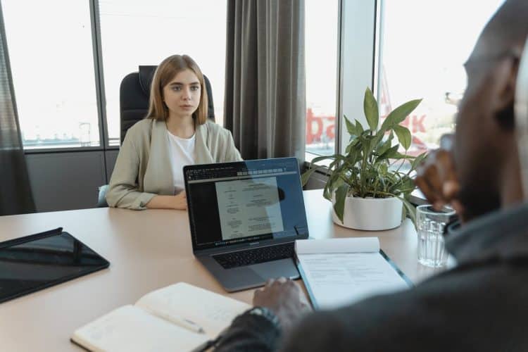 Photo by Tima Miroshnichenko from Pexels: https://www.pexels.com/photo/candidate-having-an-interview-5439143/