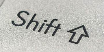 Photo by Michael Takahashi from Pexels: https://www.pexels.com/photo/close-up-of-keyboard-shift-key-button-34606093/