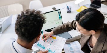 Photo by Yan Krukau from Pexels: https://www.pexels.com/photo/colleagues-looking-at-graphs-7693745/