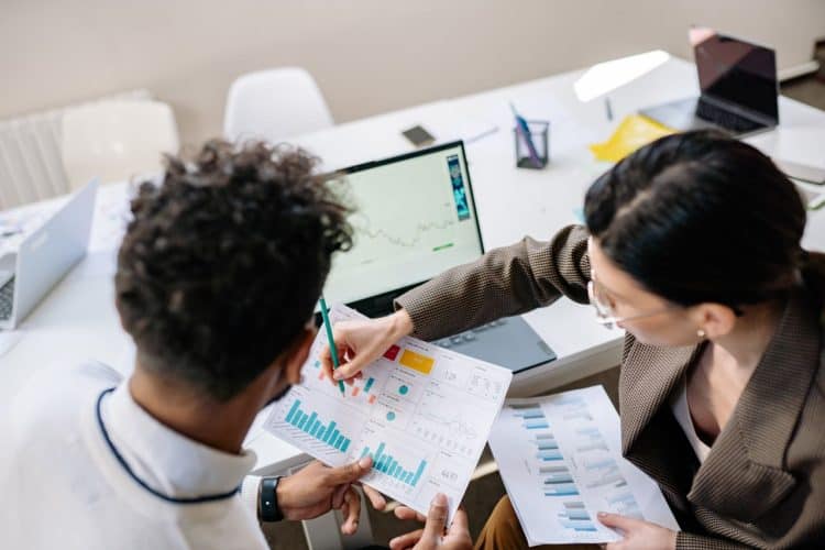 Photo by Yan Krukau from Pexels: https://www.pexels.com/photo/colleagues-looking-at-graphs-7693745/