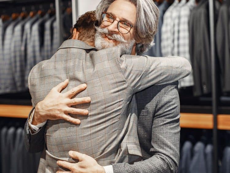 Photo by Gustavo Fring from Pexels: https://www.pexels.com/photo/person-hugging-the-bearded-man-6050407/