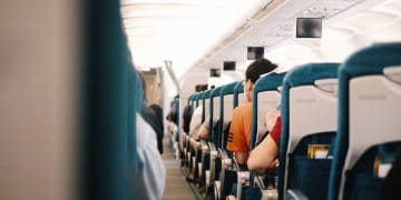 Photo by Pew Nguyen from Pexels: https://www.pexels.com/photo/people-sitting-on-blue-seats-inside-an-airplane-11989285/