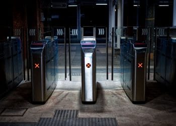 Photo by Gonzalo Carlos Novillo Lapeyra from Pexels: https://www.pexels.com/photo/security-gates-on-an-airport-12608612/
